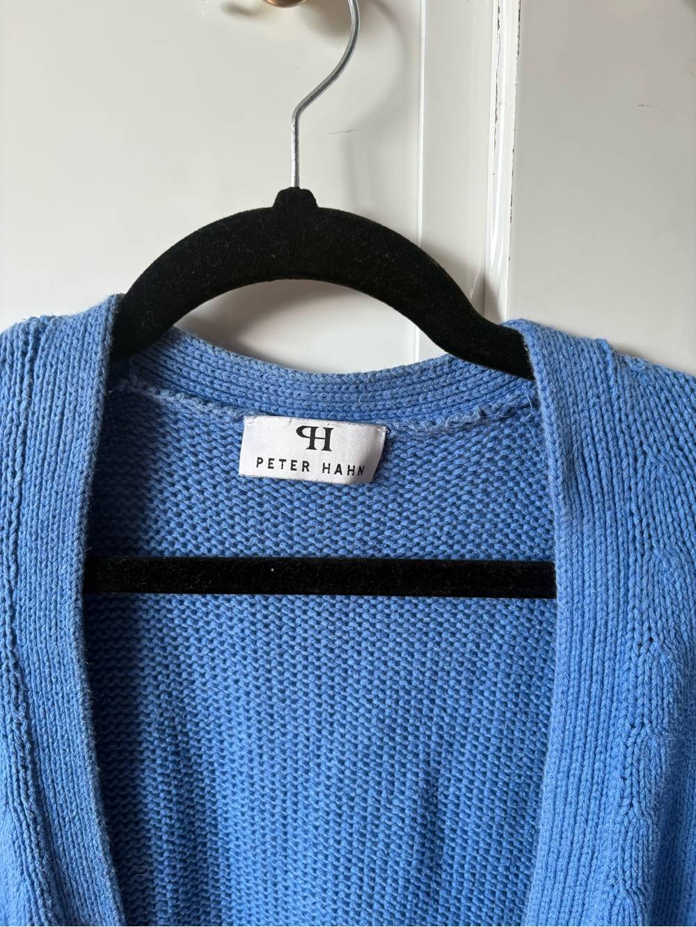 Men’s Light Blue Knit Cardigan